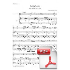 Bella Ciao for Clarinet and Piano (Full Score and Parts) [PDF]