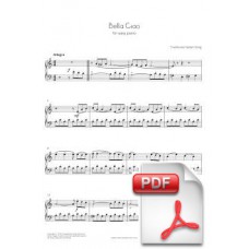 Escrutinio Ondas sabiduría Bella Ciao para Piano Fácil (Partitura General) [PDF]