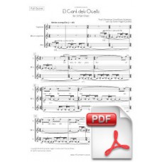 Anónimo: El Cant dels Ocells para Coro a 3 Voces (Partitura General) [PDF]