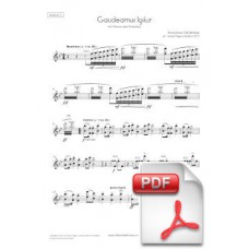 Gaudeamus Igitur for Chorus (optional) and Orchestra (Parts) [PDF]