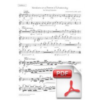 Arensky: Variaciones sobre un Tema de Tchaikovsky para Orquesta de Cuerdas (Partes) [PDF]