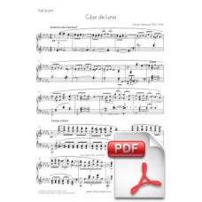 Debussy Clair De Lune For Piano Full Score Pdf