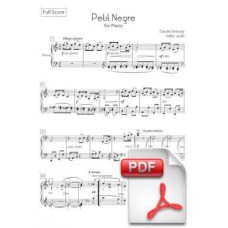 Debussy: Petit Nègre per a Piano (Partitura General) [PDF]