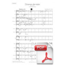Elgar: Chanson de Matin op. 15 no. 2  for Chamber Orchestra (Full Score) [PDF]