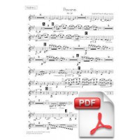 Fauré: Pavane, op. 50 for Chorus (optional) and Orchestra (Parts) [PDF]