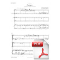 Fauré: Pavane for Flute, Clarinet, Violin, Cello and Piano (Full Score and Parts) [PDF]
