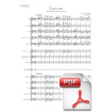 Offenbach: Can-can from Orpheus in the Underworld for Orchestra (Full Score) [PDF] Preview PDF (Free download)