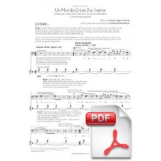 Cantània 2015 [Castellano] - Un Mundo Entre Dos Tierras Música de Xavier Pagès-Corella y libreto de Carlota Subirós Bosch (Parte de Coro) [PDF]