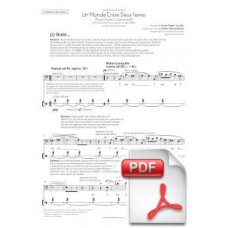 Cantània 2015 [French-Flemish] - Un Monde Entre Deux Terres Music by Xavier Pagès-Corella and libretto by Carlota Subirós Bosch (Chorus Part) [PDF]