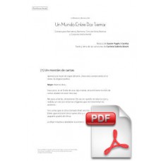Cantània 2015 [Castellano] - Un Mundo Entre Dos Tierras Música de Xavier Pagès-Corella y libreto de Carlota Subirós Bosch (Partitura Vocal) [PDF]