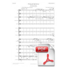 Pagès-Corella: At a Quarter of Moon for Chamber Orchestra (Full Score) [PDF] Preview PDF (Free download)