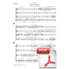 Pagès-Corella: Ave Maria for Chorus (Full Score) [PDF] Preview PDF (Free download)