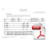 Pagès-Corella: Bruna de Nit for 5 singers and 7 musicians (Full Score) [PDF]