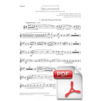 Pagès-Corella: Díptic primaveral for Male Chorus and Ensemble (Instrumental Parts) [PDF]