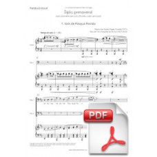 Pagès-Corella: Díptic primaveral for Male Chorus, Cobla and Percussion (Vocal Score) [PDF] Preview PDF (Free download)