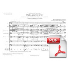 Pagès-Corella: Díptic primaveral para Coro de hombres y conjunto instrumental (Partitura General) [PDF]