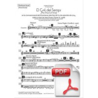 Pagès-Corella: La Llamada del Tiempo para Coro, Cobla y Orquesta (Partitura Vocal) [PDF]