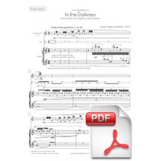 Pagès-Corella: In the Darkness for Alto Saxophone, Cajón and Piano (Piano Score & Parts) [PDF]