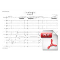 Pagès-Corella: El Pájaro Cautivo para Fabiol y Cobla (Partitura General) [PDF]
