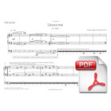 Pagès-Corella: Libera me for Organ (Full Score) [PDF]