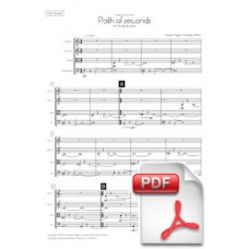 Pagès-Corella: Path Of Seconds for String Quartet (Full Score and Parts) [PDF]