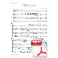 Pagès-Corella: Preludio y Fuga para Cuarteto de Maderas (Partitura General y Partes) [PDF]