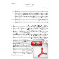 Pagès-Corella: Preludio y fuga para Orquesta de Cuerdas (Partitura General) [PDF]