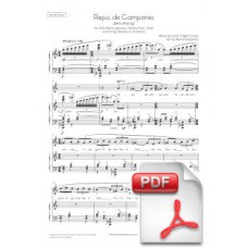 Pagès-Corella: Repique de Campanas para Mezzosoprano, Coro Femenino, Flauta y Quarteto o Orquesta de Cuerdas (Partitura Vocal) [PDF]