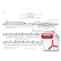 Pagès-Corella: Tangram for Flute, Alto Saxophone, Violin, Violoncello & Piano (Instrumental Parts) [PDF]