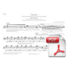 Pagès-Corella: Tangram for Flute, Alto Saxophone, Violin, Violoncello & Piano (Instrumental Parts) [PDF]
