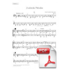 Svendsen: 2 Icelandic Melodies, Op. 30 for String Orchestra (Parts) [PDF]